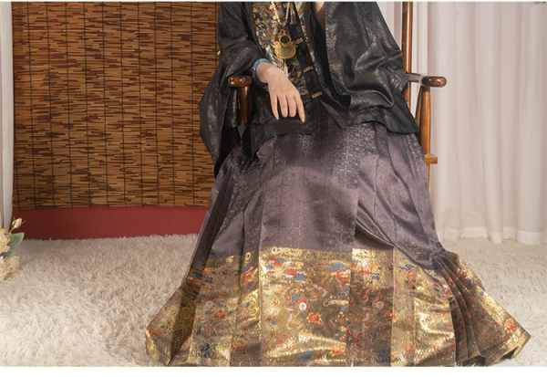 Koi horse face skirt Hanfu,Hanfu style